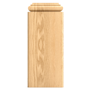 <p>Handcrafted wooden pilaster base for interior</p>