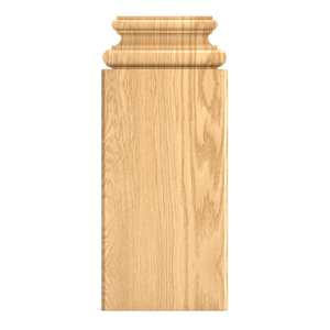 Rectangular Antique style carved pilaster base from oak
&nbsp;