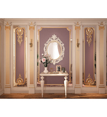 Unpainted carved set of Classic style mouldings