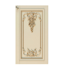 Baroque style hardwood openwork decoration for ceilings