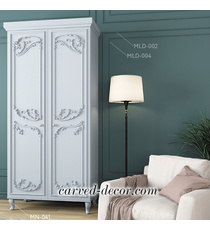 Classic style carved set for walls and doors, Left