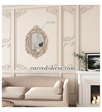Large Antique style wall composition from solid wood