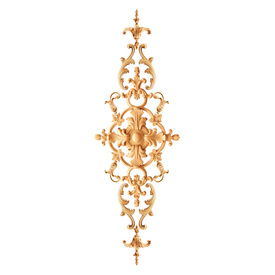 Elegant openwork rosette with decorative elements