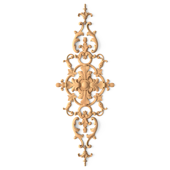 Elegant openwork rosette with decorative elements