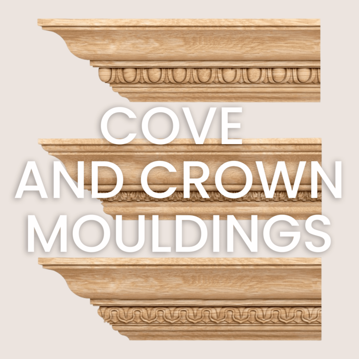 Cove and crown moulding