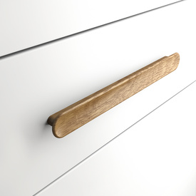 Wooden drawer pulls for furniture in a concise, modern style