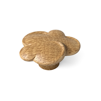 Cloud shaped wood cabinet knob