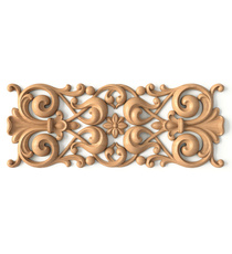 small corner simple scroll wood onlay applique classical style