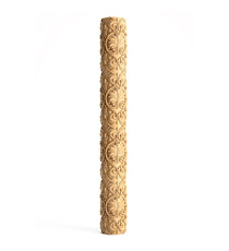 Carved ornamental half-column with a grapevine