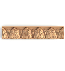 Neoclassical wooden moulding for cornices and friezes