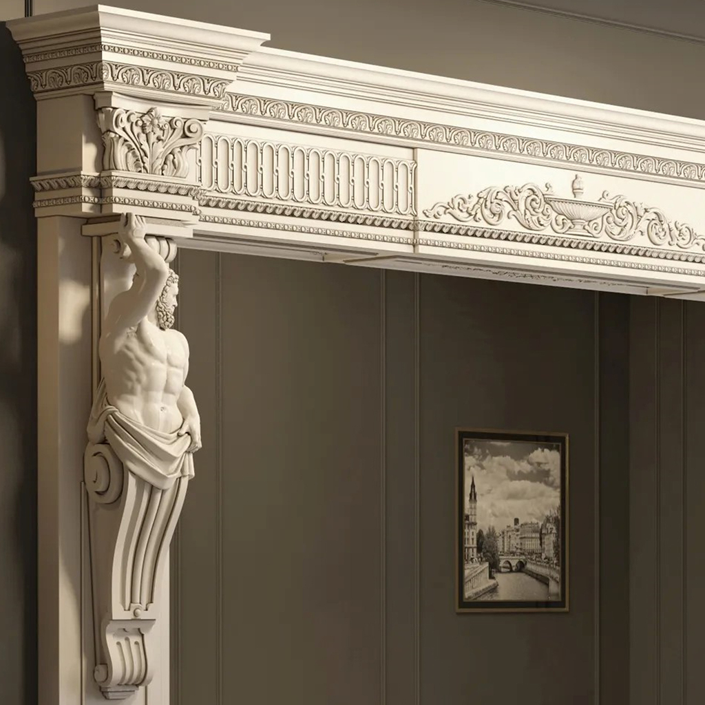 Acanthus Leaf Wood Molding — Carved Ornate Hardwood Trim