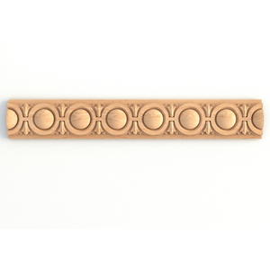 Decorative moulding with rosettes