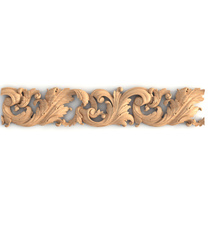 Vintage style acanthus moulding from solid wood