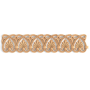 Decorative moulding pierced palmette classic