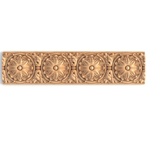 Decorative moulding floral medallion