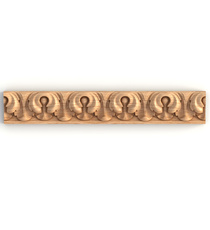 Antique style interior moulding from wood