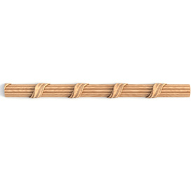 Solid wood decorative reeded molding, Left