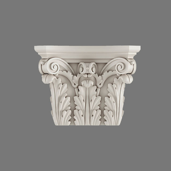 Classic Corinthian Polyurethane Capital – Intricate Architectural Accent for Interiors & E..