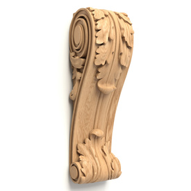 Architecture carved wood corbels for cellar