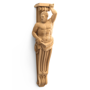 Large greek figurehead corbel right