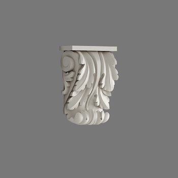 Elegant Polyurethane Corbel with Acanthus Scrolls and Classic Detailing#additional-separator##additi..