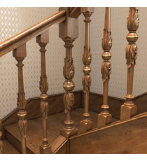 Vintage carved railing spindles 