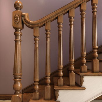 Victorian wood stair balusters fluted#additional-separator##additional-separator#These stair baluste..