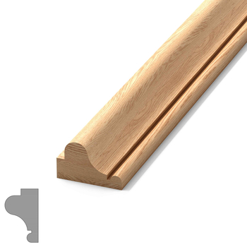 Universal wooden moulding, Oak panel moulding