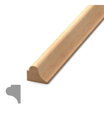 Simple panel molding narrow from solid wood