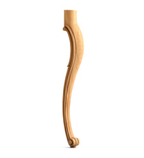 Classical style cabriole wooden legs for tables (1 pc.)