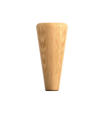 Unfinished decorative wooden legs for interior (1 pc.)