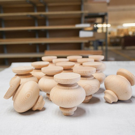 Unfinished wooden furniture feet shop - wooden carved furniture parts