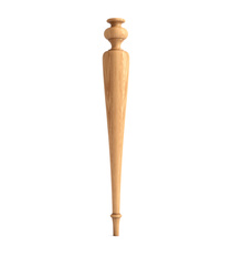 Large conical wooden leg for high tables (1 pc.)
