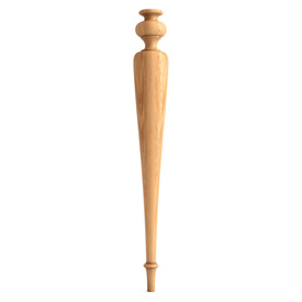 Custom made carved wood table legs