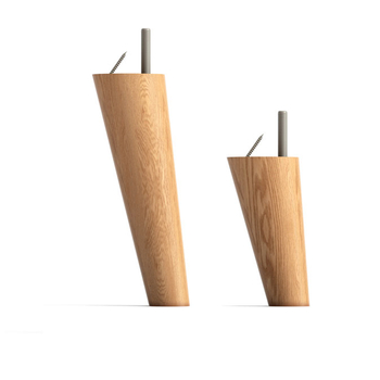 Minimalist furniture feet conical shape angled (1 PC)