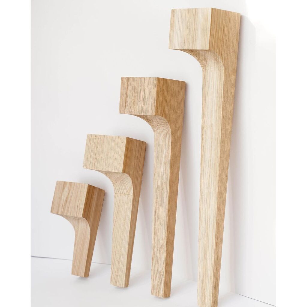 Minimalist bracket furniture feet wooden for tables