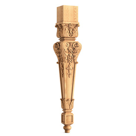 Luxury ornate hand carved wood baroque table legs 