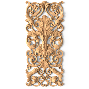 Design carved wood appliques 