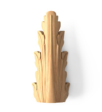 horizontal decorative bell wood drop victorian style