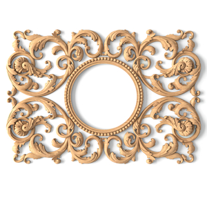 This openwork decorative onlay is made in the elegant style of premium Baroque. It has a special exc..