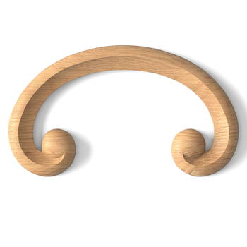 Minimalist scroll onlay, Classic wooden onlays