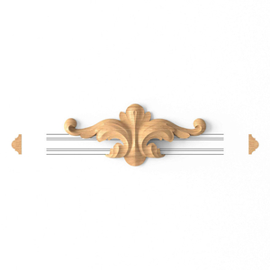 Victorian-style decorative onlay for moulding from beech