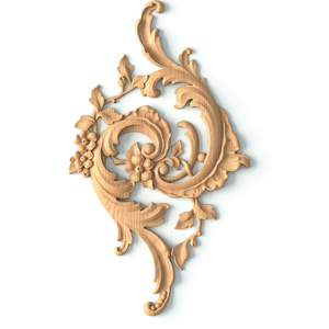 Exquisitely crafted, this openwork onlay features a captivating spiral design adorned with intricate..