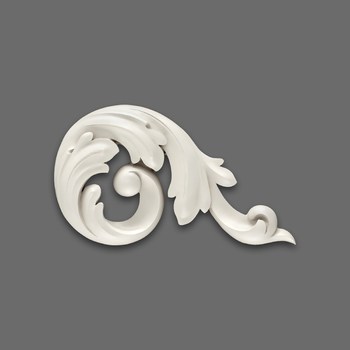 Decorative wall ornament acanthus scroll, right#additional-separator##additional-separator#This deco..