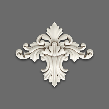 Furniture acanthus leaf and scroll onlay
