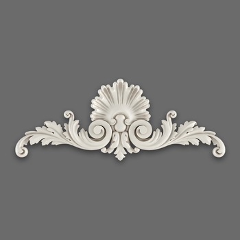 Carved shell center piece onlay Baroque style Polyurethane#additional-separator##additional-separato..
