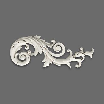 Elegant ceiling corner flower - Versatile wall decor polyurethane, Right#additional-separator##addit..