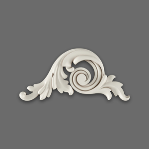Acanthus scroll leaf - furniture onlay Baroque, Left