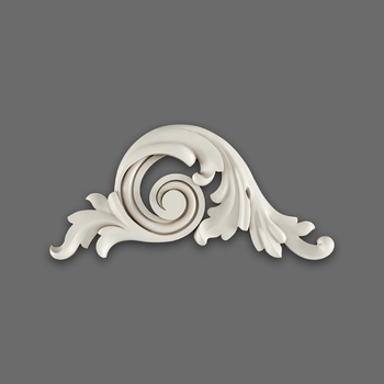 Polyurethane appliques - acanthus curls, Right