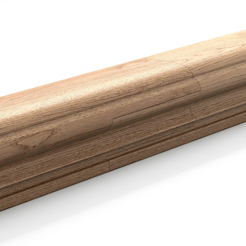 Carved mid-western handrail for stairs